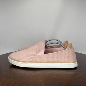 UGG‎ Sammy Sneakers Women's 10 Pink Knit Comfort Slip On Casual Shoes 1113450